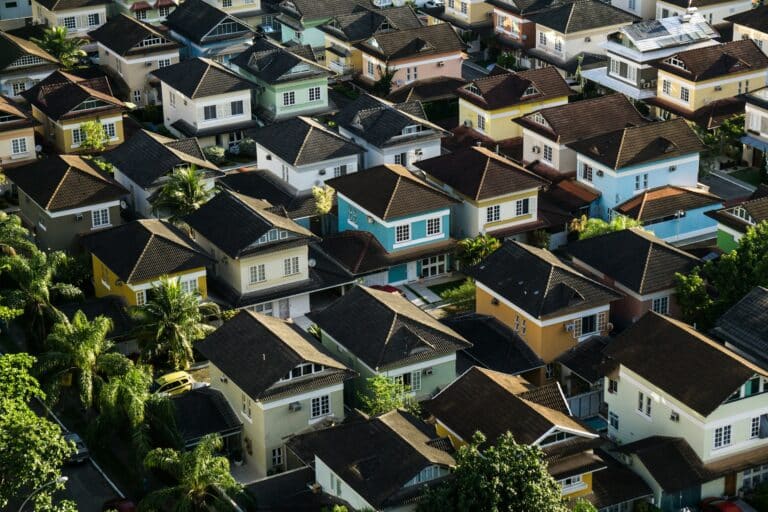 Roofing options comparison showing various styles and materials for residential roofs