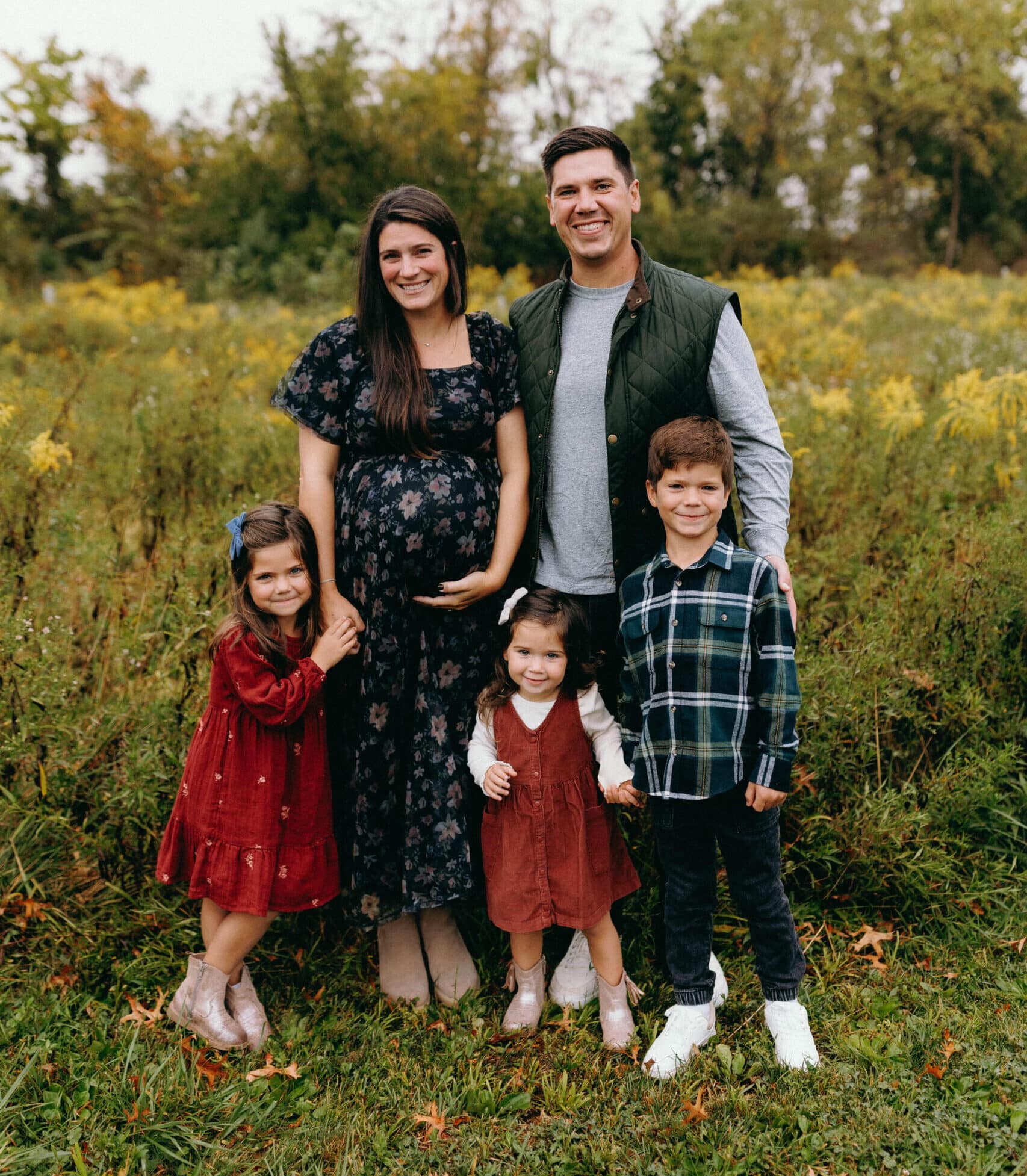 Joel Keefer and his family smiling