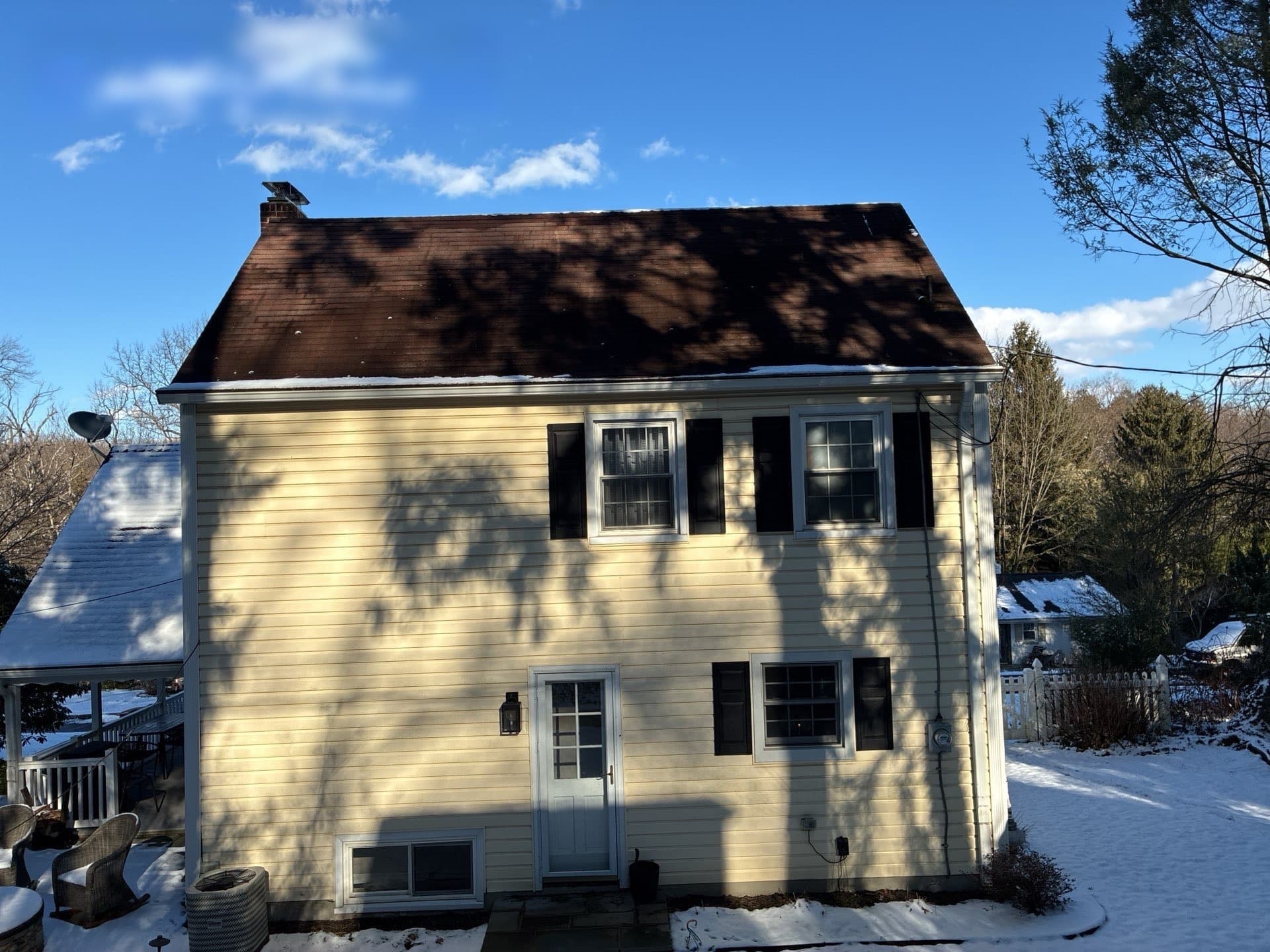 Old roof in York before replacement